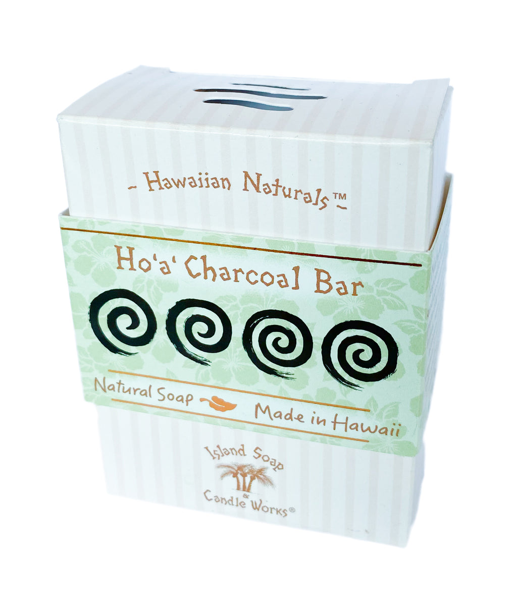 Ho'a' Charcoal Bar - 4.4 oz. Hawaiian Naturals Soap