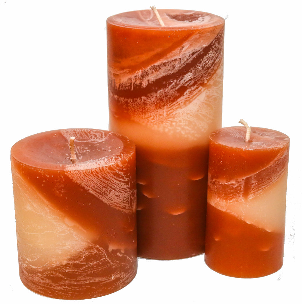 Coconut Pillar Candles