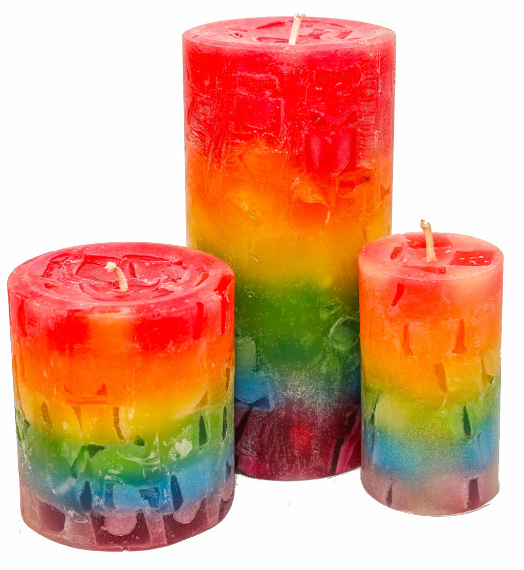 “FAMOUS” Confetti Passion Pillar Candles