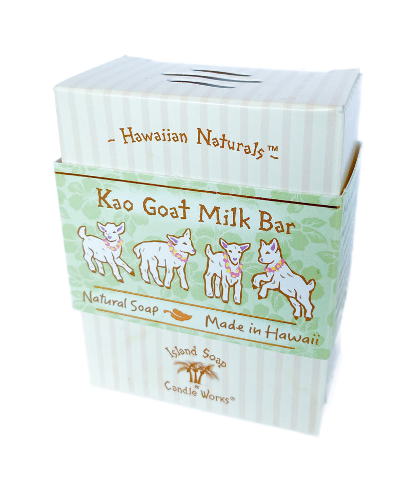 Kao Goat Milk Bar - 4.4 oz. Hawaiian Naturals Soap