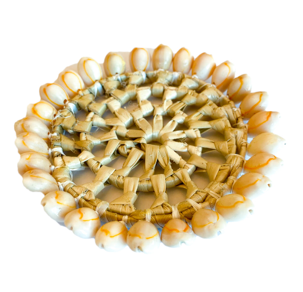 Seashell Woven Soap Coaster