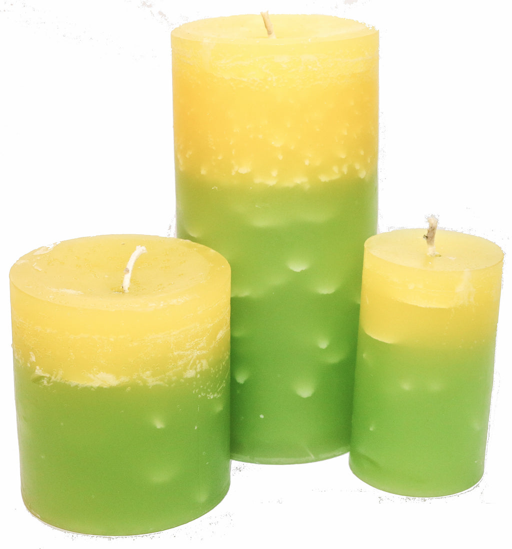 REFRESHING Citrus Pillar Candles