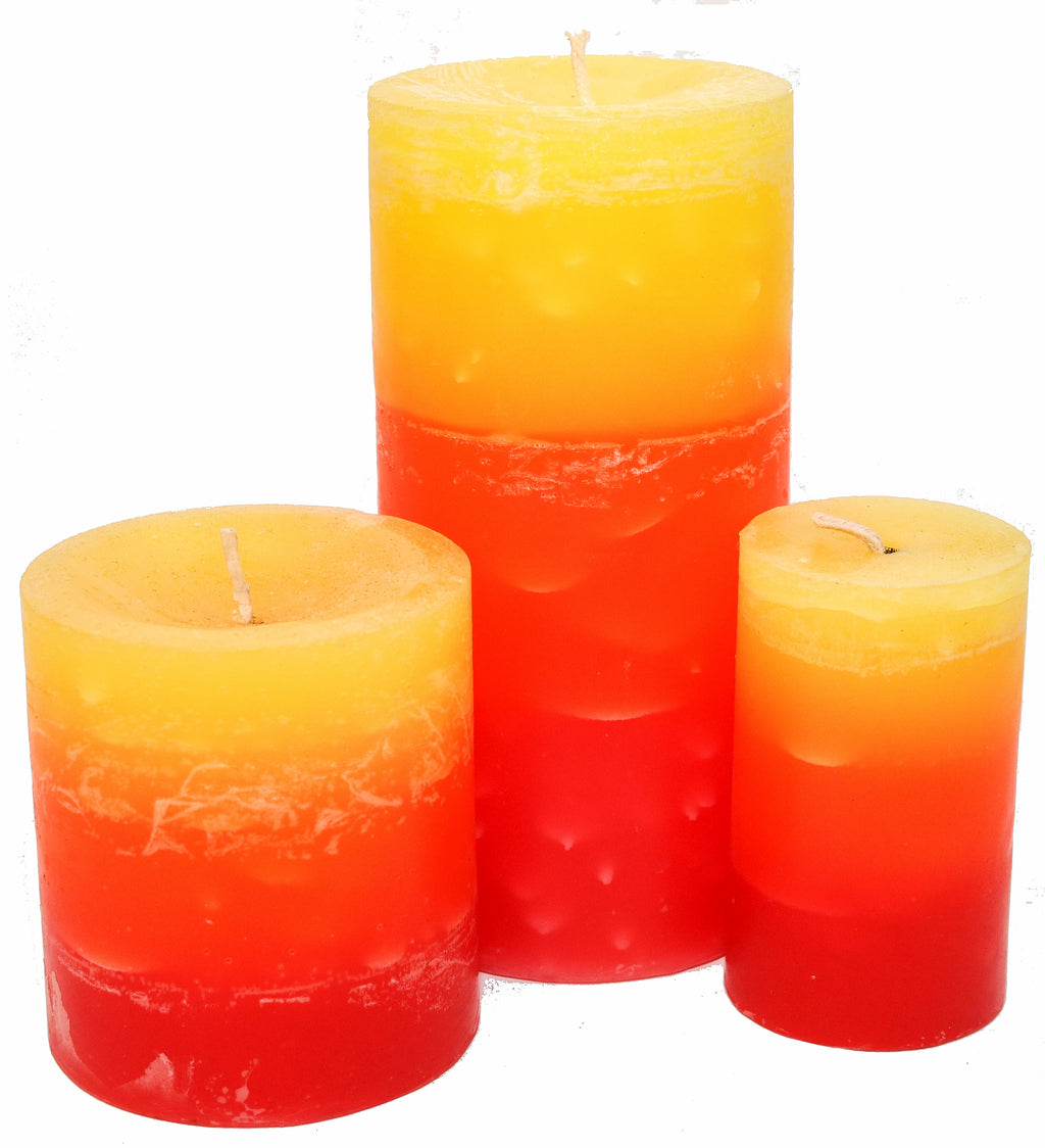Tropical Fruit Pillar Candles